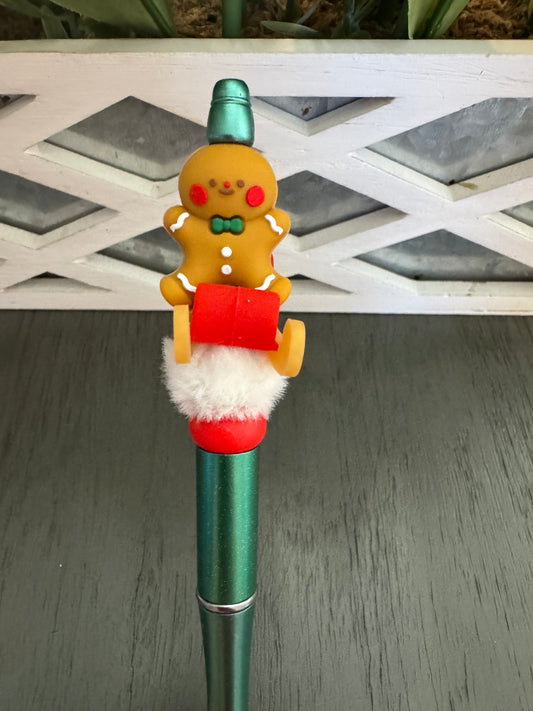 Gingerbread on a Sleigh Holiday Pen