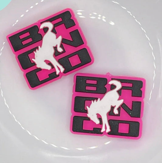 Custom Bronco Charm and Keychain