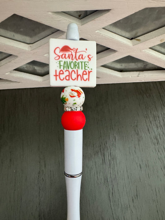Santa’s Favorite Teacher Pen